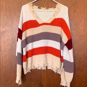 Distressed Sweater